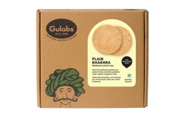 Gulabs Plain Khakhra Wholesome Wheat Crisps  Box  12 pcs